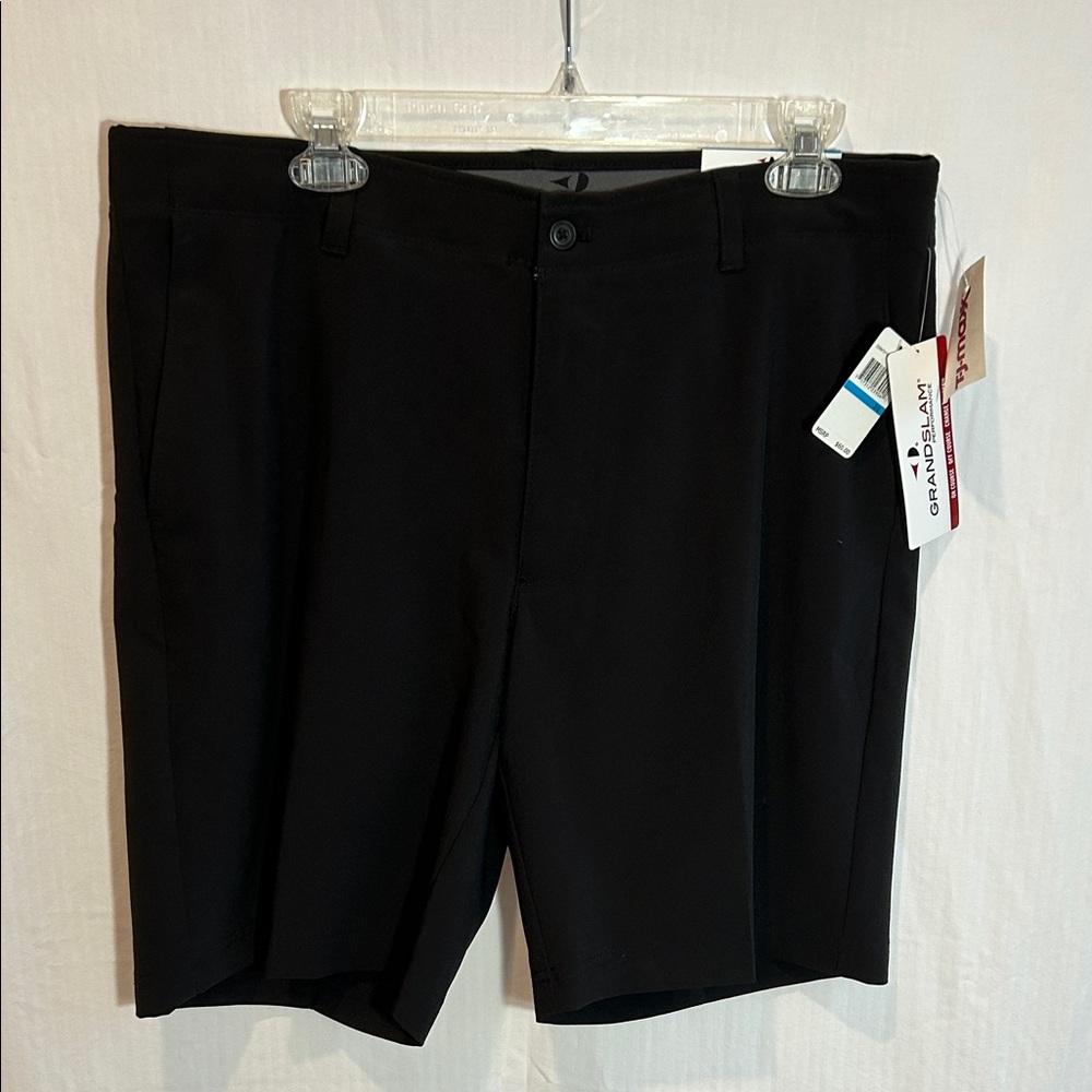 Grand Slam Men's Black Flat Front Shorts size 36
